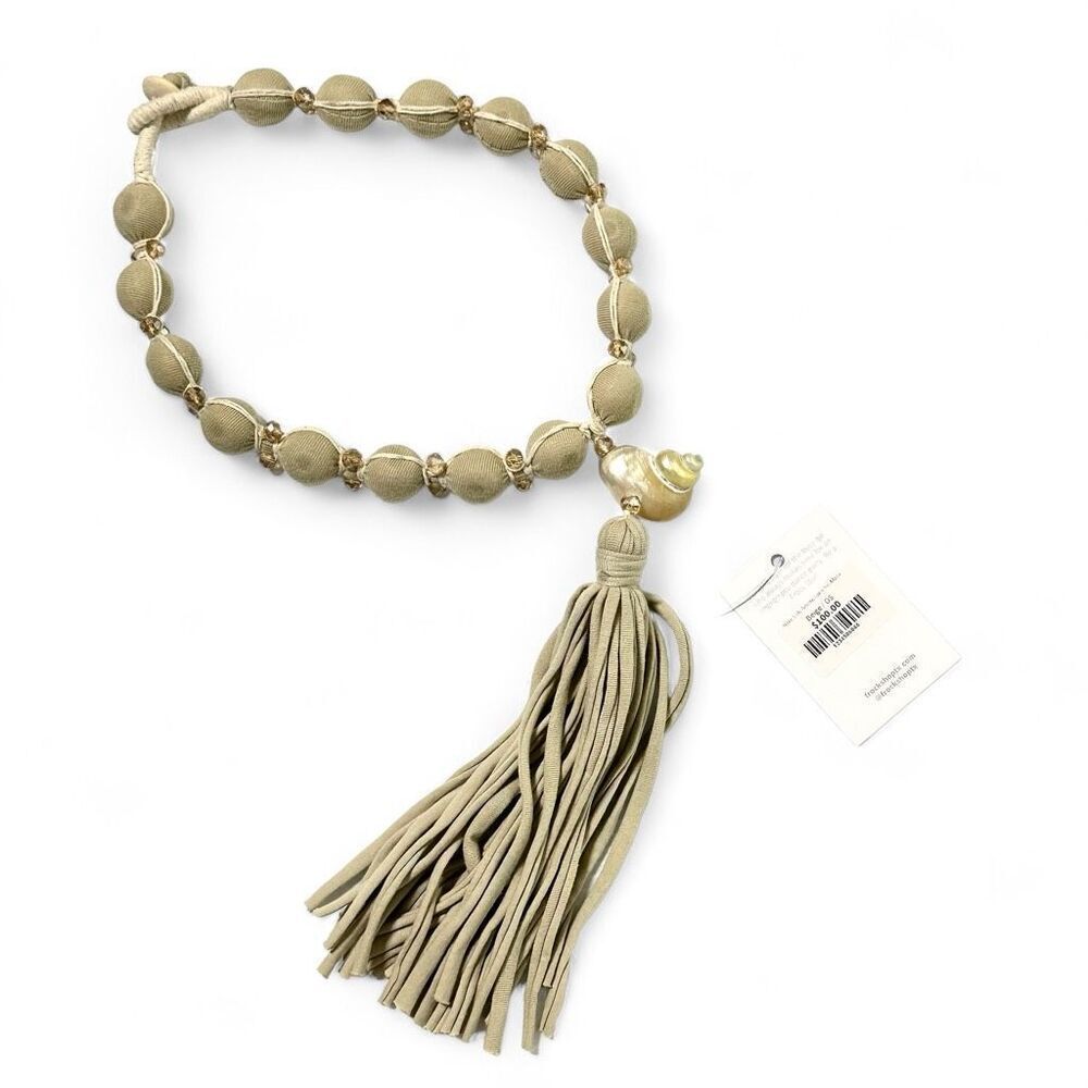 NEW Mare Sole Amore Luna Necklace OS Statement Boho Natural Lagenlook Beachy